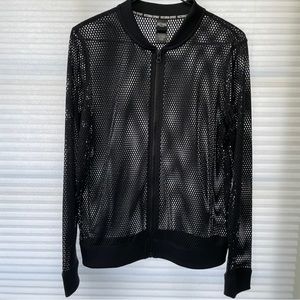Mesh Bomber Jacket from Victoria’s Secret Sport 🖤